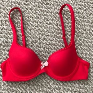 Body by Victoria Lined Demi Bra 32A Red